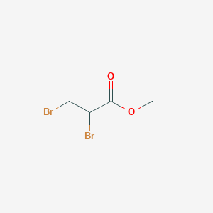 molecular formula C4H6Br2O2 B161898 Methyl 2,3-dibromopropionate CAS No. 1729-67-5