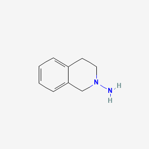 molecular formula C9H12N2 B1618996 3,4-DIHYDROISOQUINOLIN-2(1H)-AMINE CAS No. 4836-98-0