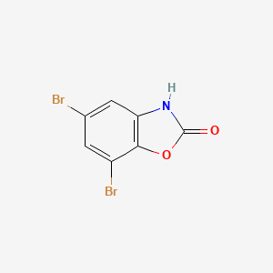 2-Benzoxazolinone, 5,7-dibromo-