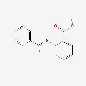 molecular formula C14H11NO2 B1619003 N-Benzylideneanthranilic acid CAS No. 5766-76-7