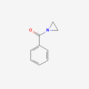 molecular formula C9H9NO B1619006 1-苯甲酰氮丙啶 CAS No. 7646-66-4