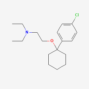 molecular formula C18H28ClNO B1619009 Clofenciclan CAS No. 5632-52-0