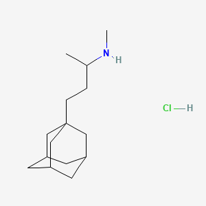 Adamantane, 1-(3-methylaminobutyl)-, hydrochloride