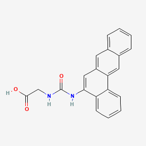 GLYCINE, N-(BENZ(a)ANTHRACEN-5-YLCARBAMOYL)-