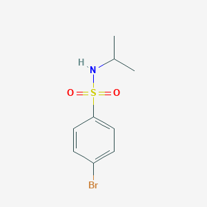 molecular formula C9H12BrNO2S B161903 N-Isopropyl 4-bromobenzenesulfonamide CAS No. 1984-27-6