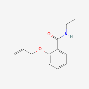 molecular formula C12H15NO2 B1619031 N-ethyl-2-prop-2-enoxybenzamide CAS No. 63887-53-6
