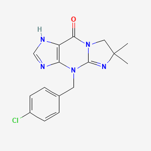 molecular formula C16H16ClN5O B1619041 Fenprinast CAS No. 75184-94-0