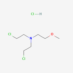 Bis(beta-chloroethyl)-beta-methoxyethylamine hydrochloride