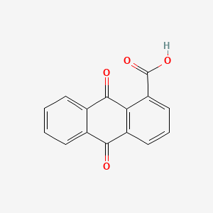 molecular formula C15H8O4 B1619063 9,10-Dioxo-9,10-dihydroanthracene-1-carboxylic acid CAS No. 602-69-7