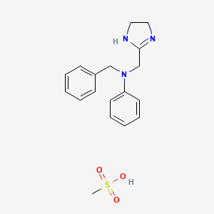 molecular formula C18H23N3O3S B1619065 Antazoline mesylate CAS No. 3131-32-6