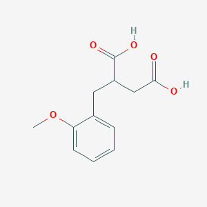 molecular formula C12H14O5 B1619067 2-[(2-Methoxyphenyl)methyl]butanedioic acid CAS No. 32298-34-3