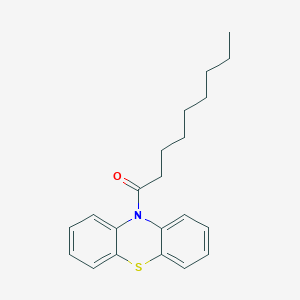 molecular formula C21H25NOS B1619074 1-Phenothiazin-10-ylnonan-1-one CAS No. 5442-97-7