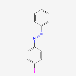 molecular formula C12H9IN2 B1619075 4-Iodoazobenzene CAS No. 6639-27-6