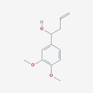 molecular formula C12H16O3 B1619078 1-(3,4-Dimethoxyphenyl)but-3-en-1-ol CAS No. 5452-46-0