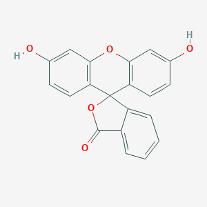 molecular formula C20H12O5 B161908 2-(6-Hydroxy-3-oxo-3H-xanthen-9-yl)benzoic acid CAS No. 518-45-6