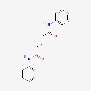 molecular formula C17H18N2O2 B1619090 N,N'-diphenylpentanediamide CAS No. 6833-02-9