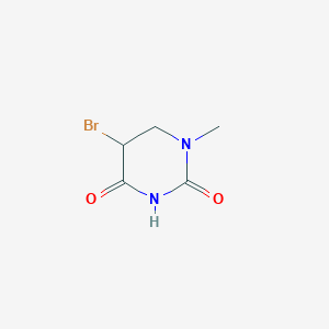 molecular formula C5H7BrN2O2 B1619092 5-Bromo-1-methyldihydropyrimidine-2,4(1h,3h)-dione CAS No. 6306-81-6