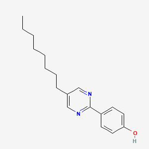 2-(4-Hydroxyphenyl)-5-octylpyrimidine