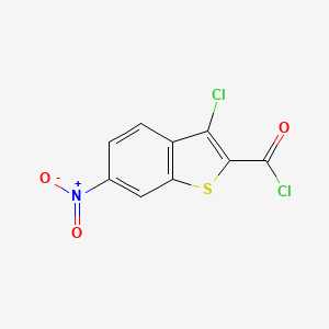 3-Chloro-6-nitro-1-benzothiophene-2-carbonyl chloride