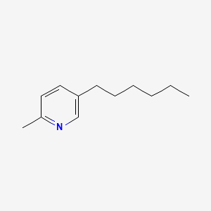 5-Hexyl-2-methylpyridine