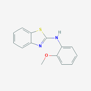 molecular formula C14H12N2OS B161913 Benzothiazol-2-yl-(2-methoxy-phenyl)-amine CAS No. 1843-22-7