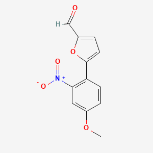 molecular formula C12H9NO5 B1619132 5-(4-methoxy-2-nitrophenyl)furan-2-carbaldehyde CAS No. 415943-88-3