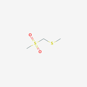 molecular formula C3H8O2S2 B1619134 Methane, (methylsulfonyl)(methylthio)- CAS No. 20163-71-7
