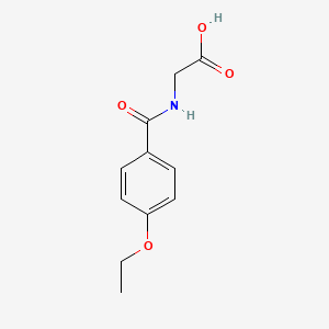 molecular formula C11H13NO4 B1619138 (4-Ethoxy-benzoylamino)-acetic acid CAS No. 51220-52-1