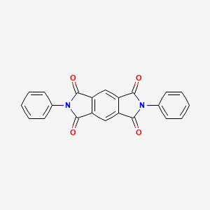 molecular formula C22H12N2O4 B1619143 2,6-Diphenyl-pyrrolo[3,4-f]isoindole-1,3,5,7-tetraone CAS No. 6626-68-2