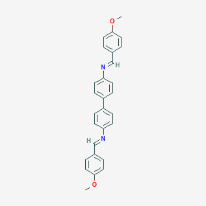 molecular formula C28H24N2O2 B161915 N,N'-Bis(p-methoxybenzylidene)benzidine CAS No. 10123-03-2