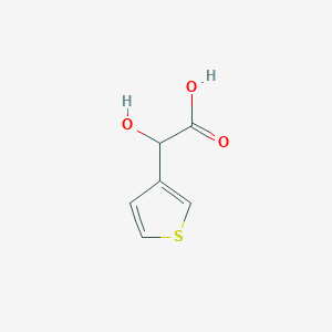 molecular formula C6H6O3S B1619150 Hydroxy(thiophen-3-yl)acetic acid CAS No. 22098-20-0
