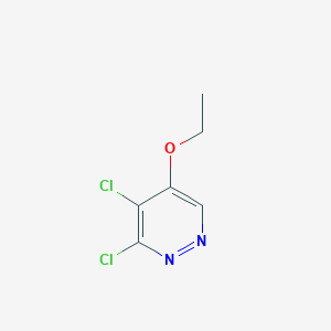 molecular formula C6H6Cl2N2O B1619159 3,4-Dichloro-5-ethoxypyridazine CAS No. 501919-95-5