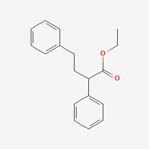 molecular formula C18H20O2 B1619161 Ethyl 2,4-diphenylbutanoate CAS No. 53608-81-4