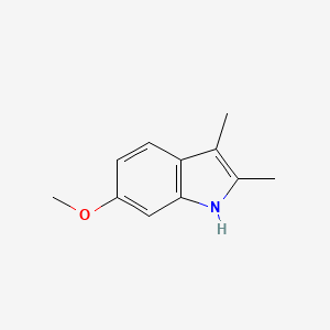 molecular formula C11H13NO B1619169 6-methoxy-2,3-dimethyl-1H-indole CAS No. 58176-56-0