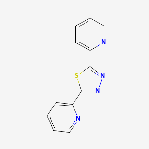 molecular formula C12H8N4S B1619170 2,5-Dipyridin-2-yl-1,3,4-thiadiazole CAS No. 2726-92-3