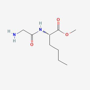 molecular formula C9H18N2O3 B1619178 Glycylnorleucine methyl ester CAS No. 66216-73-7