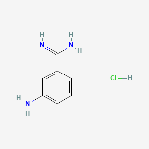 molecular formula C7H10ClN3 B1619182 m-Aminobenzamidine hydrochloride CAS No. 3459-67-4