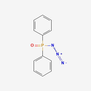 molecular formula C12H10N3OP B1619184 Diphenylphosphinic azide CAS No. 4129-17-3