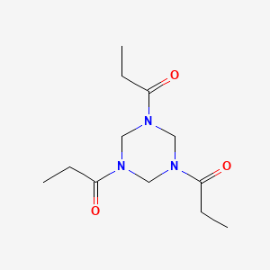 Hexahydro-1,3,5-tripropionyl-S-triazine