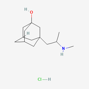 3-Adamantanol, 1-(2-methylaminopropyl)-, hydrochloride