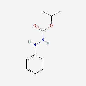 molecular formula C10H14N2O2 B1619205 PROPAN-2-YL N-(ANILINO)CARBAMATE CAS No. 40886-95-1