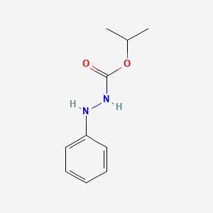 molecular formula C10H14N2O2 B1619205 Carbazic acid, 3-phenyl-, isopropyl ester CAS No. 40886-95-1