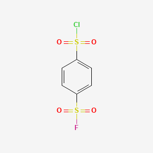 molecular formula C6H4ClFO4S2 B1619208 4-Fluorosulphonylbenzenesulphonyl chloride CAS No. 30672-72-1