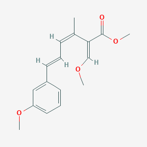 molecular formula C17H20O4 B161921 Strobilurin H CAS No. 129145-65-9
