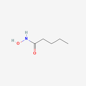 molecular formula C5H11NO2 B1619216 N-Hydroxypentanamide CAS No. 4312-92-9