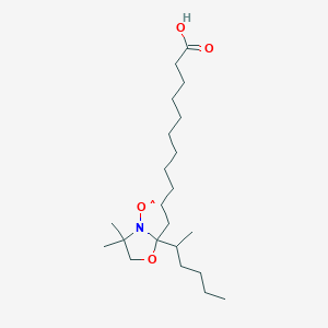 molecular formula C22H42NO4 B161922 12-Doxylstearic acid CAS No. 29545-47-9