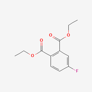 molecular formula C12H13FO4 B1619220 Phthalic acid, 4-fluoro-, diethyl ester CAS No. 320-96-7