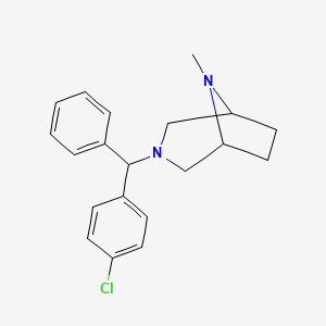 3-[(4-Chlorophenyl)-phenylmethyl]-8-methyl-3,8-diazabicyclo[3.2.1]octane