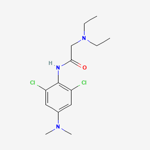 Acetanilide, 2',6'-dichloro-2-diethylamino-4'-dimethylamino-