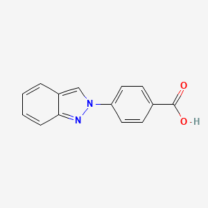 molecular formula C14H10N2O2 B1619237 4-indazol-2-ylbenzoic acid CAS No. 81265-85-2